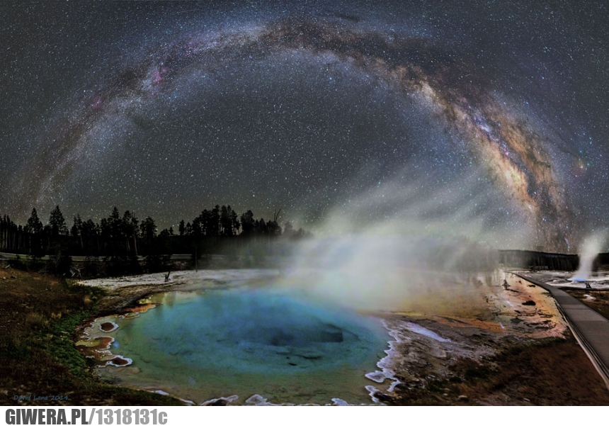 Droga mleczna,Yellowstone,earthporn