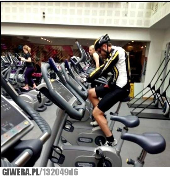 strój kolarski,siłownia,rowerek