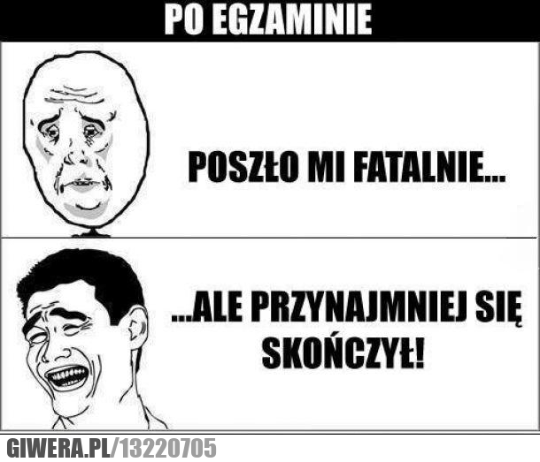po egzaminie