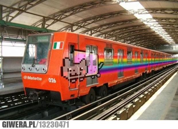 Japonia,Metro,nyan cat