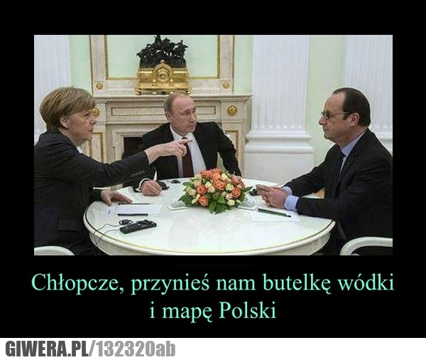 Polska,Putin,Merkel