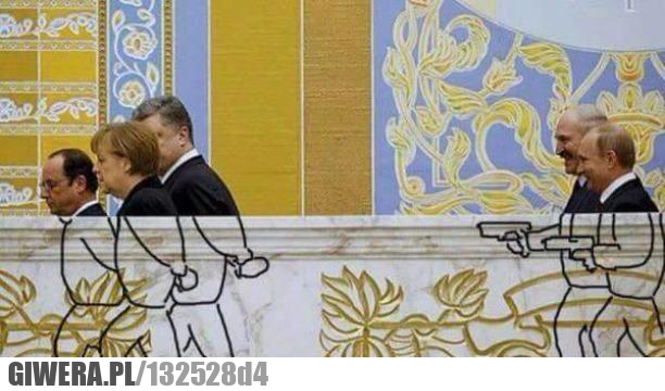 Mińsk,Putin,Angela Merkel,Francois Hollande