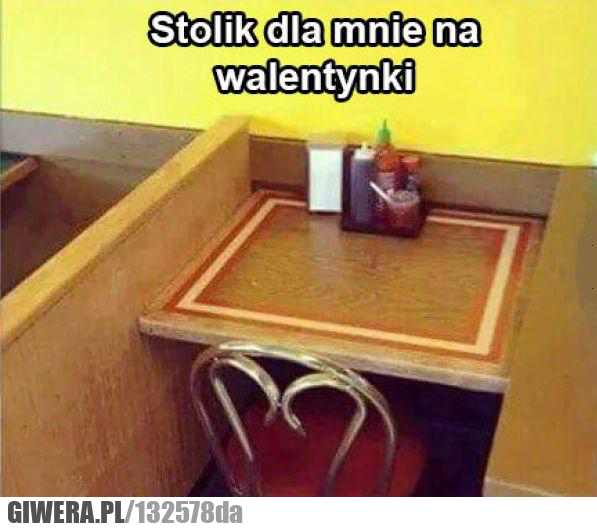 stolik,walentynki