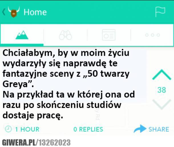 50 Twarzy Greya,studia,marzenia