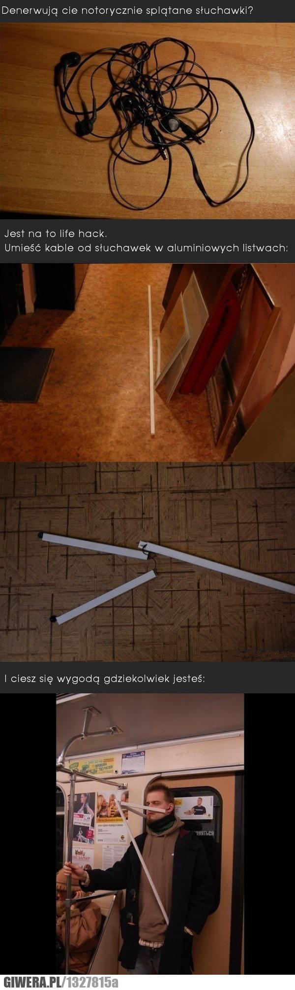 słuchawki,splątane