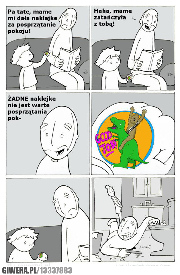 sprzątanie,naklejka,nagroda