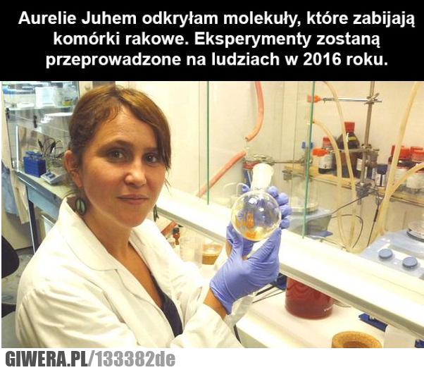 Aurelie Juhem,lekarstwo,nowotwory,rak