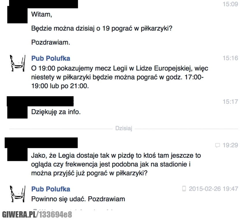 Piłkarzyki,Legia,Ajax,pub polufka,