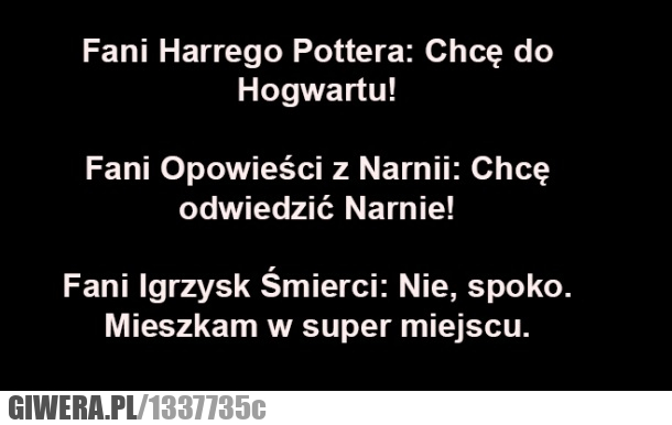 fani,harry potter,narnia,igrzyska śmierci