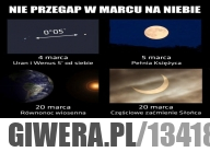 Nie przegap w Marcu na niebie