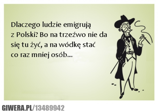 Emigracja,vódka,wódka