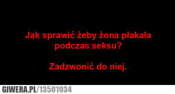 jak sprawić,żona