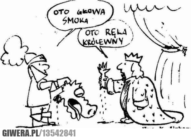 Ręka królewny,głowa smoka