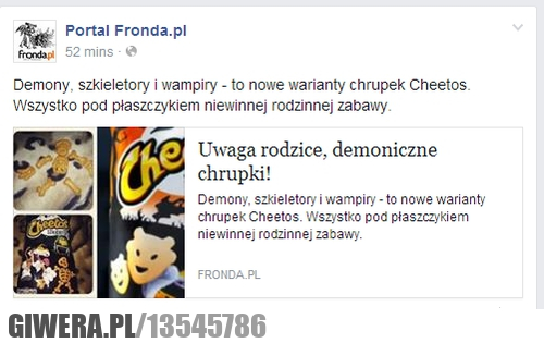 Demoniczne chrupki,cheetos