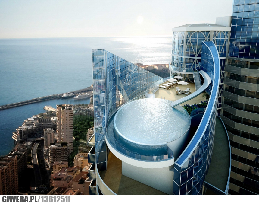 Apartament,Monako,Basen