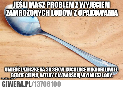 łyżeczka,lody