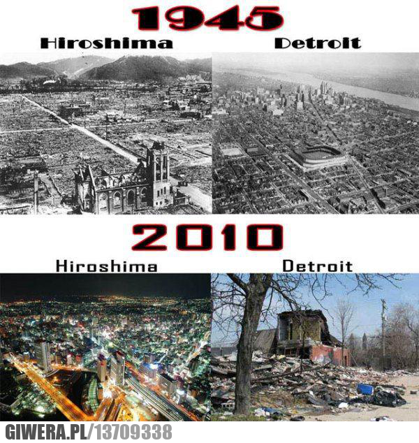 65 lat,Hirosima,Detroit