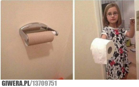 dzieci,papier,papier toaletowy