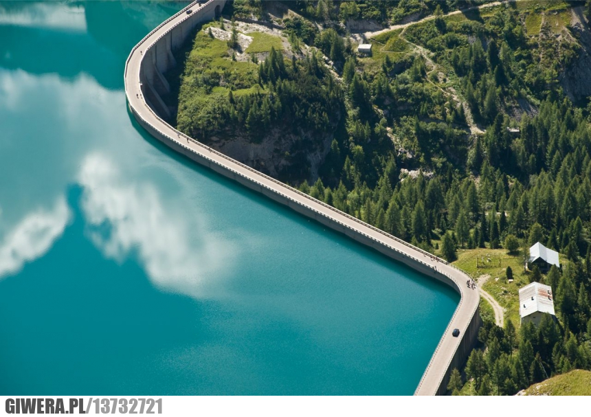 Włochy,Trentino,zapora wodna,Tama