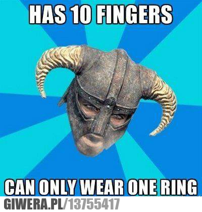 Logika gier,pierścionek,palce