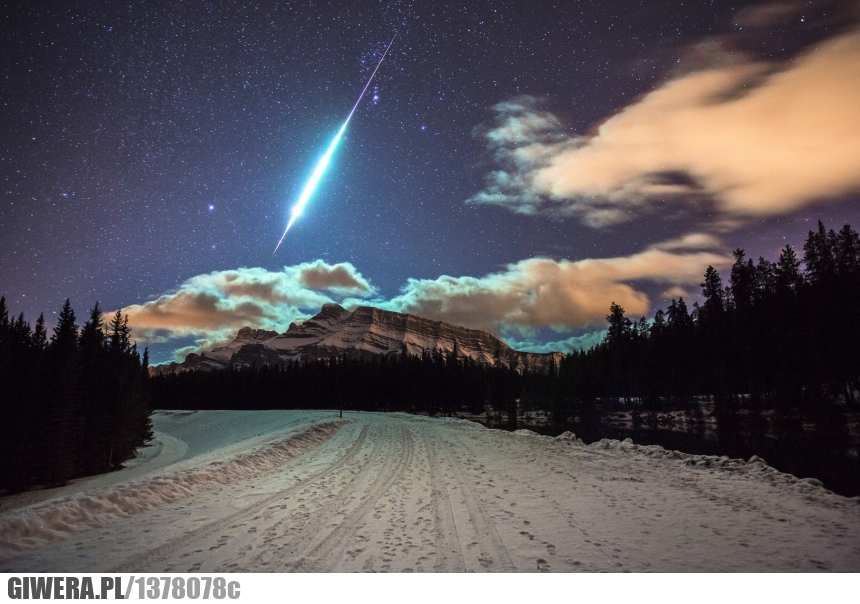 meteoryt,gwiazdy,góry,niebo,earhporn