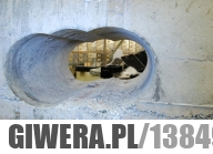 Dziura przez którą złodzieje wynieśli złoto i klejnoty warte 300 milionów dolarów.