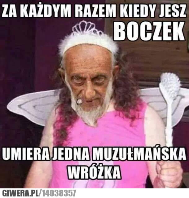 Wróżka,boczek,muzułmanie