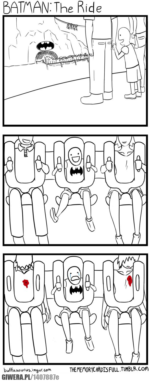 Batman,rollercoaster