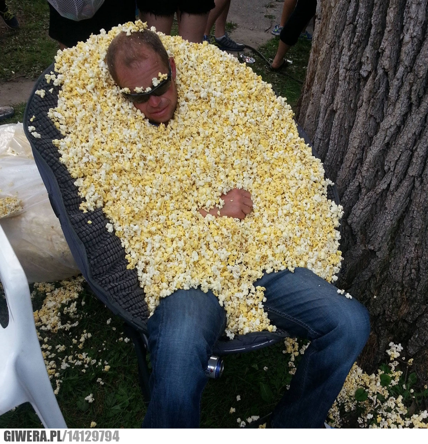 Popcorn,impreza,zgon