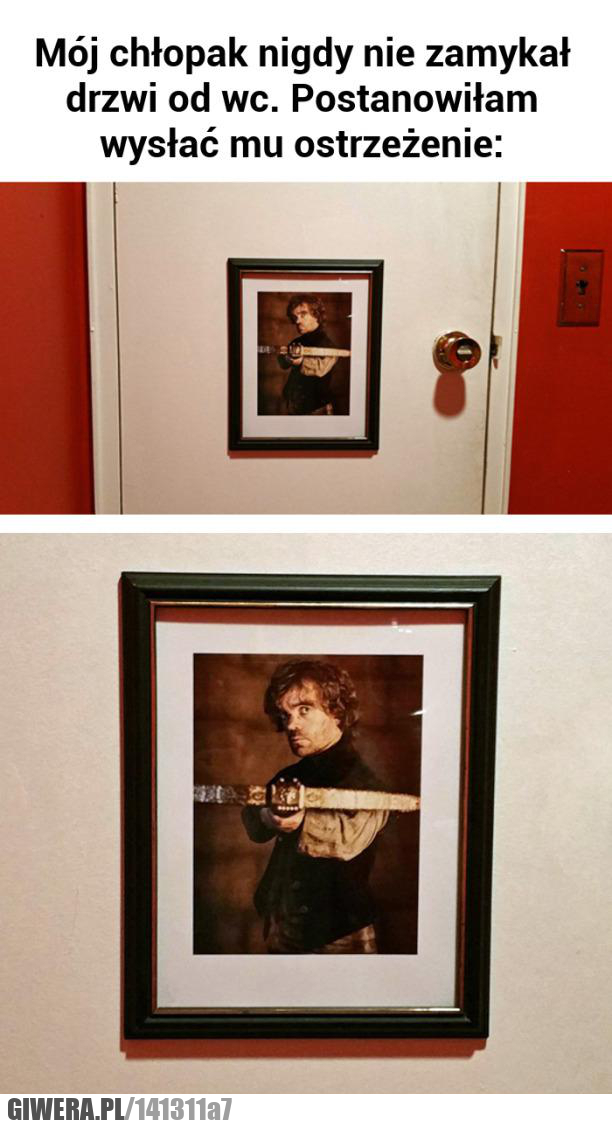 Toaleta,wc,ostrzeżenie