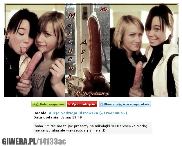 gumka, marchew, prezent