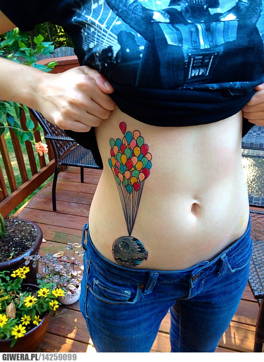 Gwiazda Śmierci,tatuaż