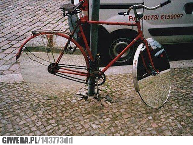 koło,lustro,rower