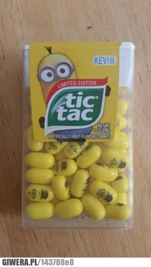 minionki,tic tac