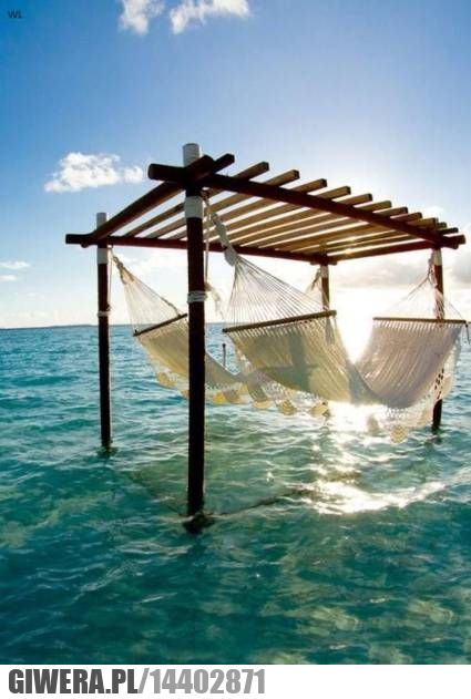 Hamak,Raj,woda,morze