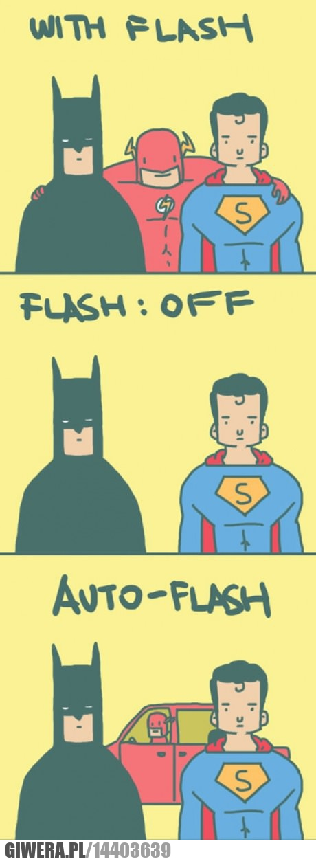 Flash,Batman,Superman