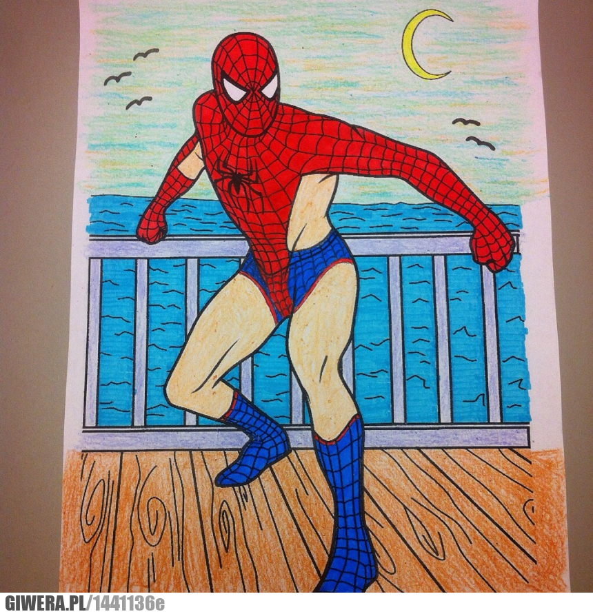 Spider-Man,kolorowanka