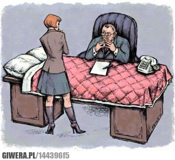 Rozmowa o pracę,łóżko