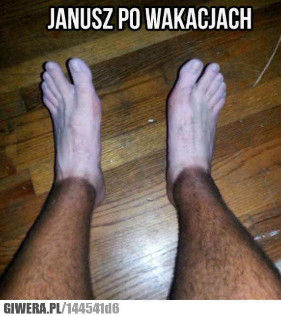 Wakacje,Janusz,opalanie,opalenizna