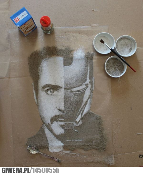 Iron Man,pieprz,sól