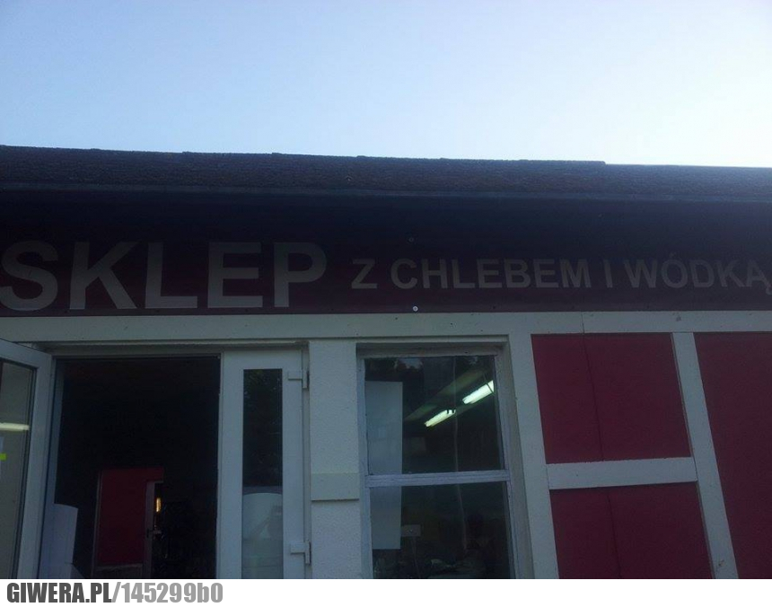 Sklep,Chleb,Wódka