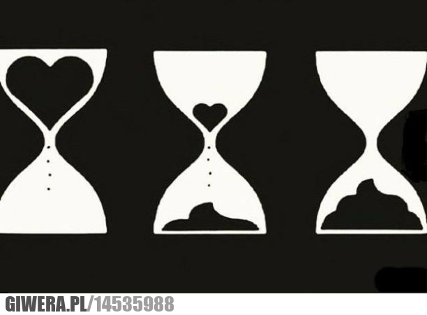 miłość,czas,gowno