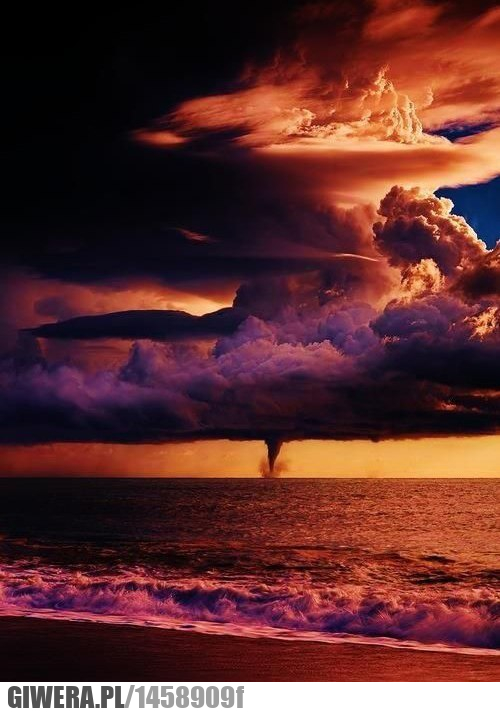 Tornado,morze