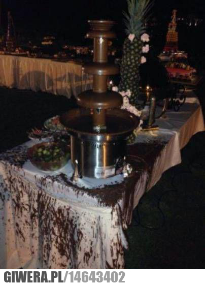 Czekoladowa fontanna