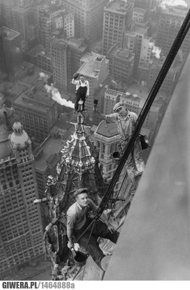 Woolworth Building,robotnicy