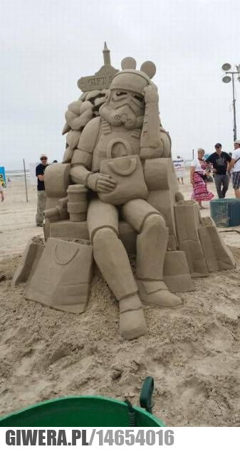 Plaża,piasek,Star Wars