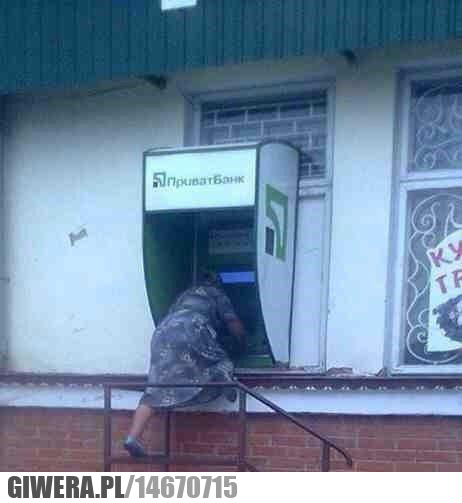 Bankomat,Rosja,Babcia