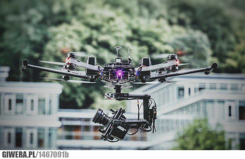 Dron,sprzęt filmowy