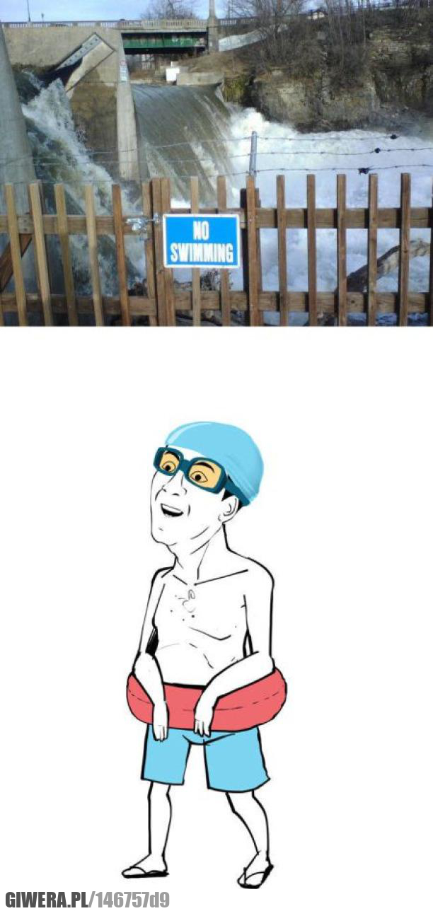 Zakaz pływania