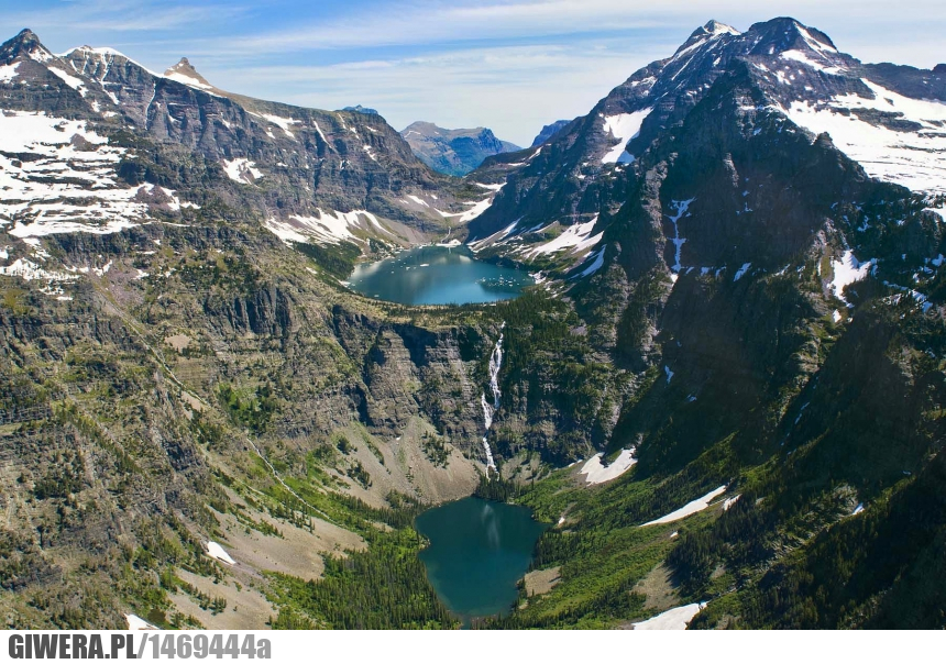 Park Narodowy Glacier,USA,Earthporn,Góry,jezioro